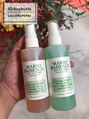 美代小舖 現貨 MARIO BADESCU 玫瑰保濕噴霧 鼠尾草橙花水噴霧 化妝水 4oz 118ml 現貨