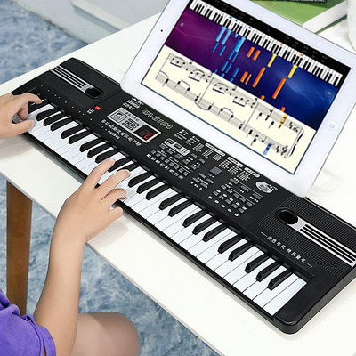 兒童益智37鍵電子琴初學者入門61鍵鋼琴寶寶多功能音樂女玩具實用