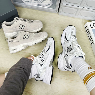 現貨 iShoes正品 New Balance 530 女鞋 白 銀 韓系 復古 休閒鞋 老爹鞋 MR530SG D