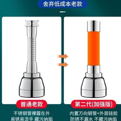 【熱賣精選】廚房水龍頭延伸器防濺頭水器神器通用濾嘴增壓花灑龍頭*七月新品