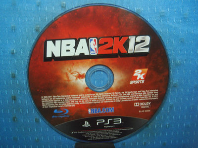 [無殼藍光光碟]KV PS3  NBA 2K12  正版 藍光片
