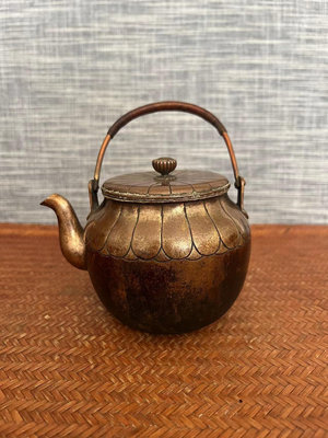 日本老銅壺