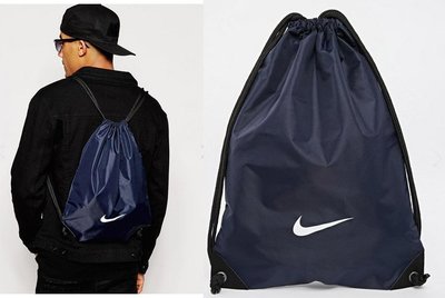 全新 現貨 Nike BA2735-001 黑色 BA2735-439 深藍 抽繩 束口袋 後背包 健身 運動 籃球
