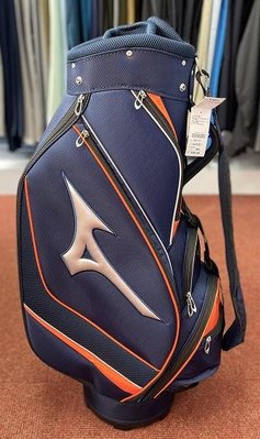 (易達高爾夫)全新原廠Mizuno 5LTC2211藍/橘色 輕量 高爾夫球桿袋