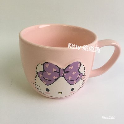 [Kitty 旅遊趣] Hello Kitty 馬克杯 咖啡杯 凱蒂貓 湯杯 陶瓷杯 杯子 送禮 聖誕禮物 大耳狗