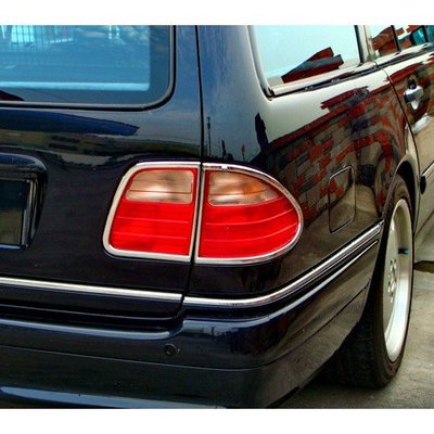 【JR佳睿精品】1996-2003 Benz E W210 Wagon S210 estate 鍍鉻後燈框 尾燈框改裝