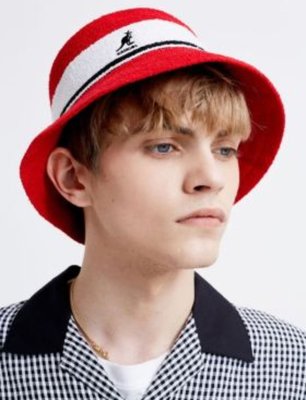 【 The Monkey Shop 】超狂價《 現貨 》日本最新款 全新正品 Kangol 袋鼠帽 紅色漁夫帽