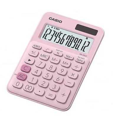 【天龜】 CASIO 時尚甜美 草莓粉馬卡龍計算機 12位數 利潤率計算 稅金計算 MS-20UC PK