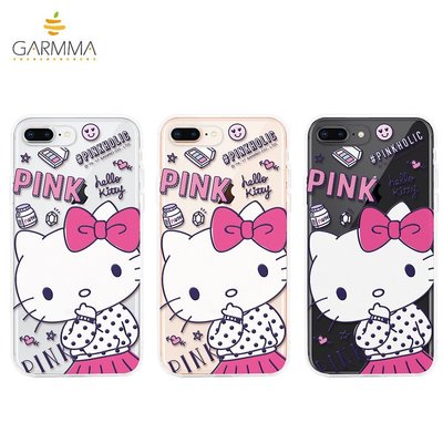 正版 Hello Kitty 空壓氣墊防摔保護軟殼-PINK系列 嬌滴滴-iPhone 7 Plus / 8 Plus