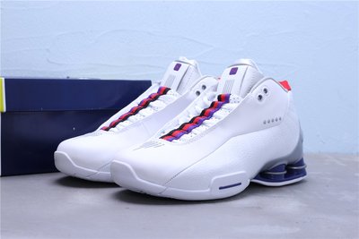 Nike Shox BB4 QS "Raptors" 白銀藍紅 籃球鞋 男鞋 CD9335-100