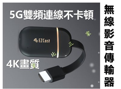 EZCast 4K無限影音傳輸器 螢幕鏡像 汽車螢幕同步 雙核心 同步器 接收器 iOS Windows 手機接電視追劇