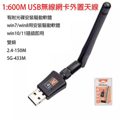 USB無線網卡 桌上型電腦 筆電wifi 接收器迷你無限網路信號 Wi-Fi 或手機分享到電腦就可以上網了