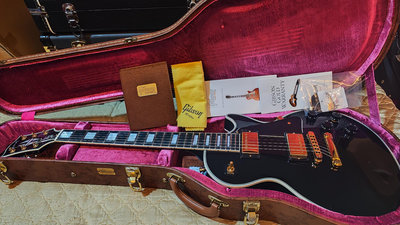 Gibson Custom Shop Les Paul Custom Ebony黑卡 電吉他