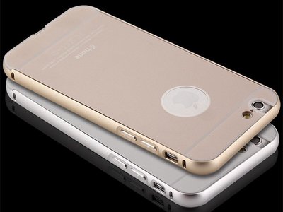 【贈玻璃貼】iPhone 6 Plus 4.7 5.5 鋁合金金屬邊框 + PC後蓋 手機殼 超薄背蓋 金屬邊框 免螺絲
