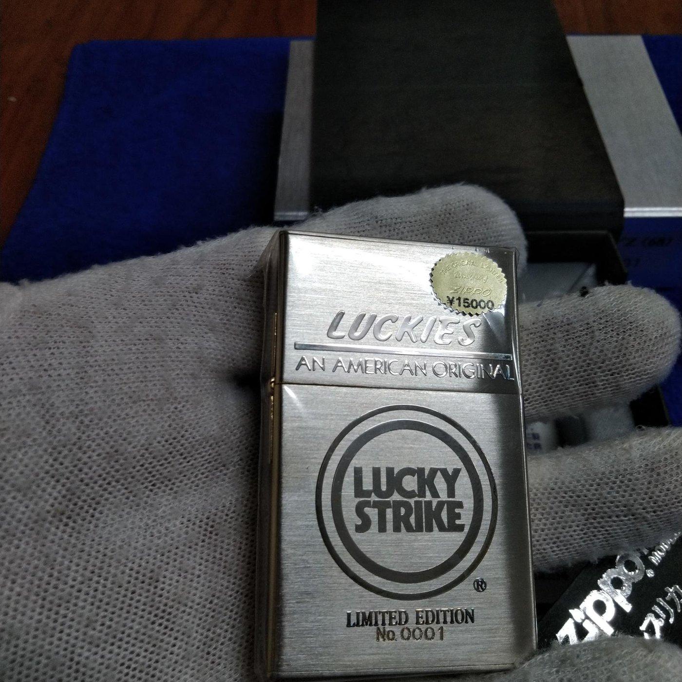 lucky strike 1933 replica zippo no.0001 | Yahoo奇摩拍賣