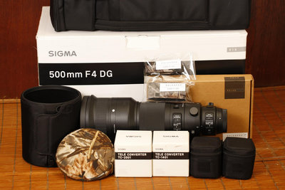 【售】: SIGMA 500mm F4 DG OS HSM Sport for canon水貨(近全新送炮衣+1.4X 2.0X)