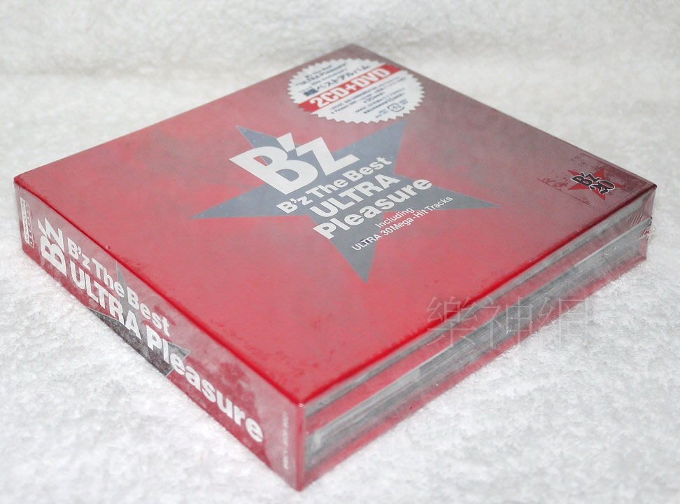 B'z (Bz) 精選輯The Best Ultra Pleasure (日版初回2 CD+DVD限定盤 