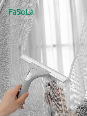 日本FaSoLa刮玻璃神器擦窗戶刮水器保潔專用浴室刮水板清潔工具~特價