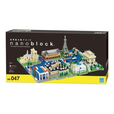 【LETGO】現貨 正版公司貨 Nanoblock 日本河田積木 NB-047 法國 巴黎 DX豪華版 世界主題建築系列