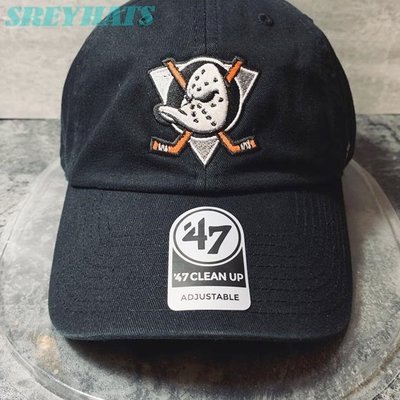 [SREY帽屋]預購＊47 BRAND CLEAN UP NHL 冰球安那罕巨鴨經典