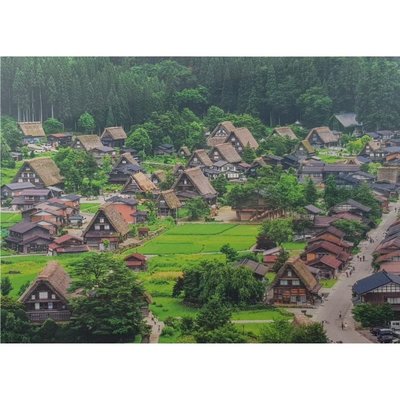 世界風情系列：Shirakawago 白川鄉合掌村 紙板拼圖 (520片) 出清價