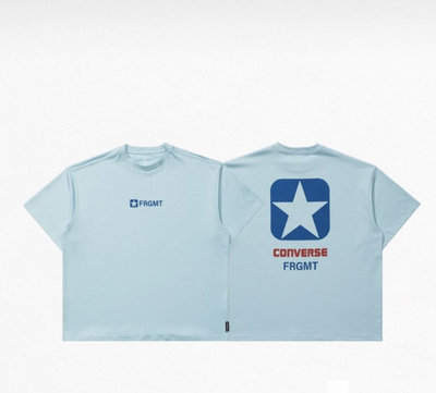 CONVERSE X FRAGMENT TEE 短袖 10025969-A01 藤原浩 閃電 聯名。太陽選物社
