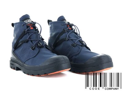 =CodE= PALLADIUM PAMPA TRAVEL LITE+ WP+ 防水輕量軍靴(藍)77238-458 男
