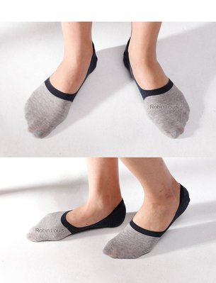 【Mr. Soar】 男 豆豆鞋可用 棉麻薄款矽膠防脫落淺口隱形襪 現貨