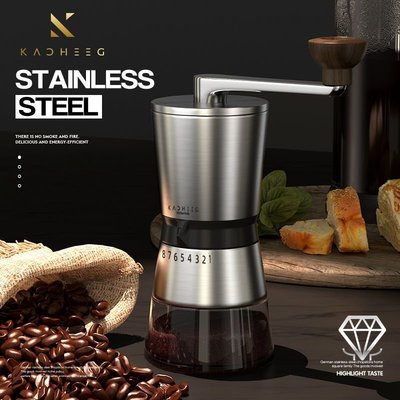 德國高檔手搖式咖啡豆研磨器手動磨豆機家用小型手磨咖啡機可水洗~特價