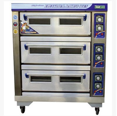 得寶三層九盤電烘爐商用三層九盤電烤箱上下獨立分層控溫式電烤爐
