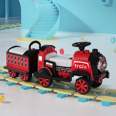 佳佳玩具 --- 現貨 電動小火車 小火車 可遙控 可坐雙人 四輪童車 兒童電動車 電動火車【YF18216】