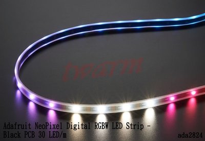 《德源科技》r)NeoPixel Digital RGBW LED Strip - Black PCB 30 LED/m