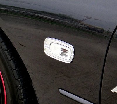 圓夢工廠 Lexus LS400 LS430 2001~2003 改裝 鍍鉻銀 車燈框飾貼 葉子板 側燈框 方向燈框