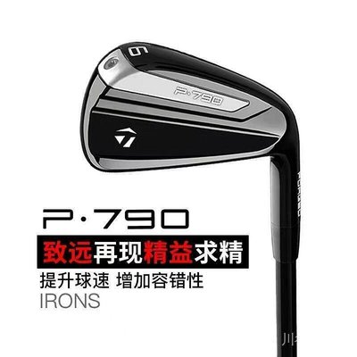 新款推薦 TaylorMade泰勒梅高爾夫球桿男士鐵桿 P790限量版 鍛造7號鐵 W-可開發票