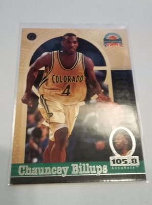 97-98 Score Board Autographed  #37 - Chauncey Billups