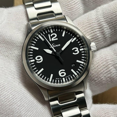 ［盒單全］SINN 556.014德國製 自動上鍊機械錶