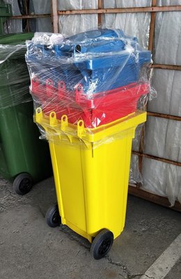 (MCF傢俱工廠)(含稅價)(台灣製造)資源回收拖桶120公升/回收桶/垃圾桶/回收箱/回收桶清潔箱(台中40年老店)