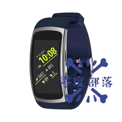 shell++【零度說】適用於 三星Gear fit2 pro R360 手錶 R360 運動版 x矽膠防摔水 凸點紋 錶帶通用