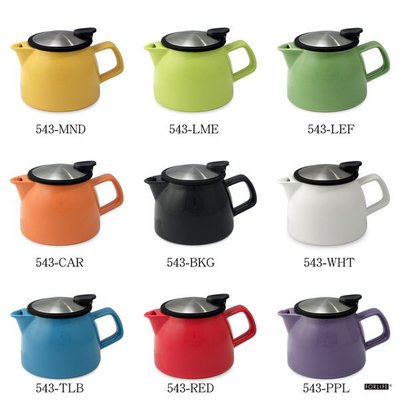 【享盈餐具543】ForLife Bell Teapot 進口色釉鐵蓋壺茶壺 470cc