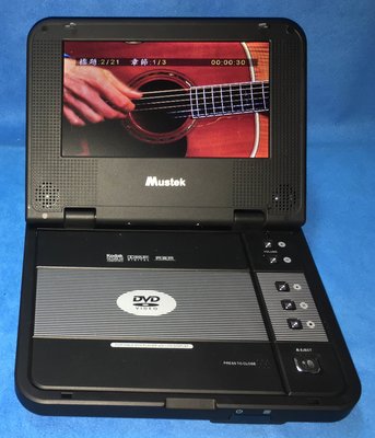 Mustek MP73 DVD 7吋 攜帶型影音播放機