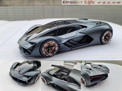 【Bburago 精品】1/24 Lamborghini Terzo Millennio 超級跑車~全新灰色~特惠價