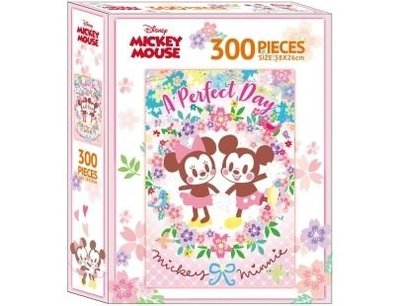 迪士尼米奇300片盒裝拼圖 (K) 4714809835621 根華 (購潮8) MICKEY 迪士尼 Disney