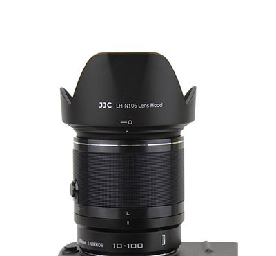 適用Nikon AF-P DX Nikkor 18-55mm 1:3.5-5.6G VR鏡頭HBN106 可反扣遮光罩