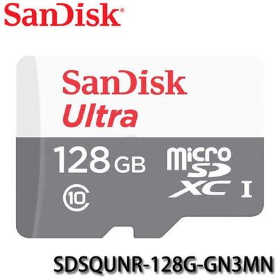 【MR3C】含稅公司貨 SanDisk 128GB 128G Ultra Micro SD SDXC 100MB 記憶卡