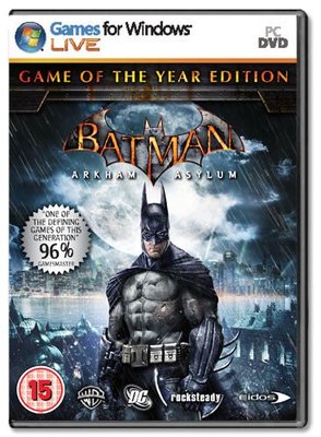 【傳說企業社】PCGAME-Batman:Arkham Asylum 蝙蝠俠:阿卡漢療養院 年度版(英文版)