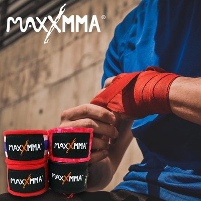"爾東體育" MaxxMMA 彈性手綁帶 3m 一雙 散打 搏擊 MMA 格鬥 拳擊 綁手帶 手纏帶
