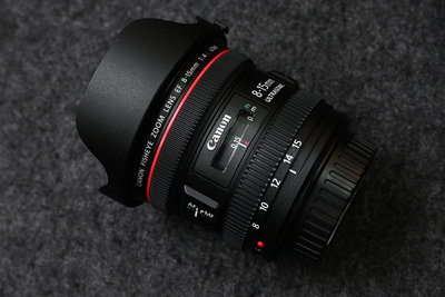 Canon EF 8-15mm  f4 L 水貨盒單全 SN:406