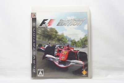 PS3 日版 一級方程式賽車 世界錦標賽 Formula One Championship Edition