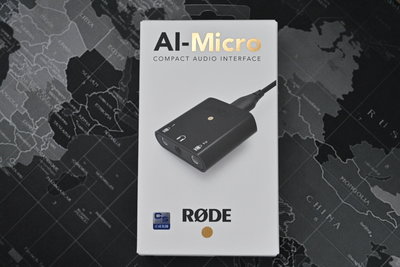 萬佳國際 免運現貨 RODE AI-Micro 錄音介面 3.5mm TRS/TRRS輸入 麥克風轉接器 USB輸出 直播 錄音 正成公司貨 門市近西門捷運站