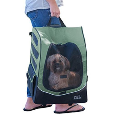 【PetGear】多功能大型五合一手拉車 耐重12kg 寵物推車 拉桿箱 拉桿包 寵物包 手提側背後背手拉